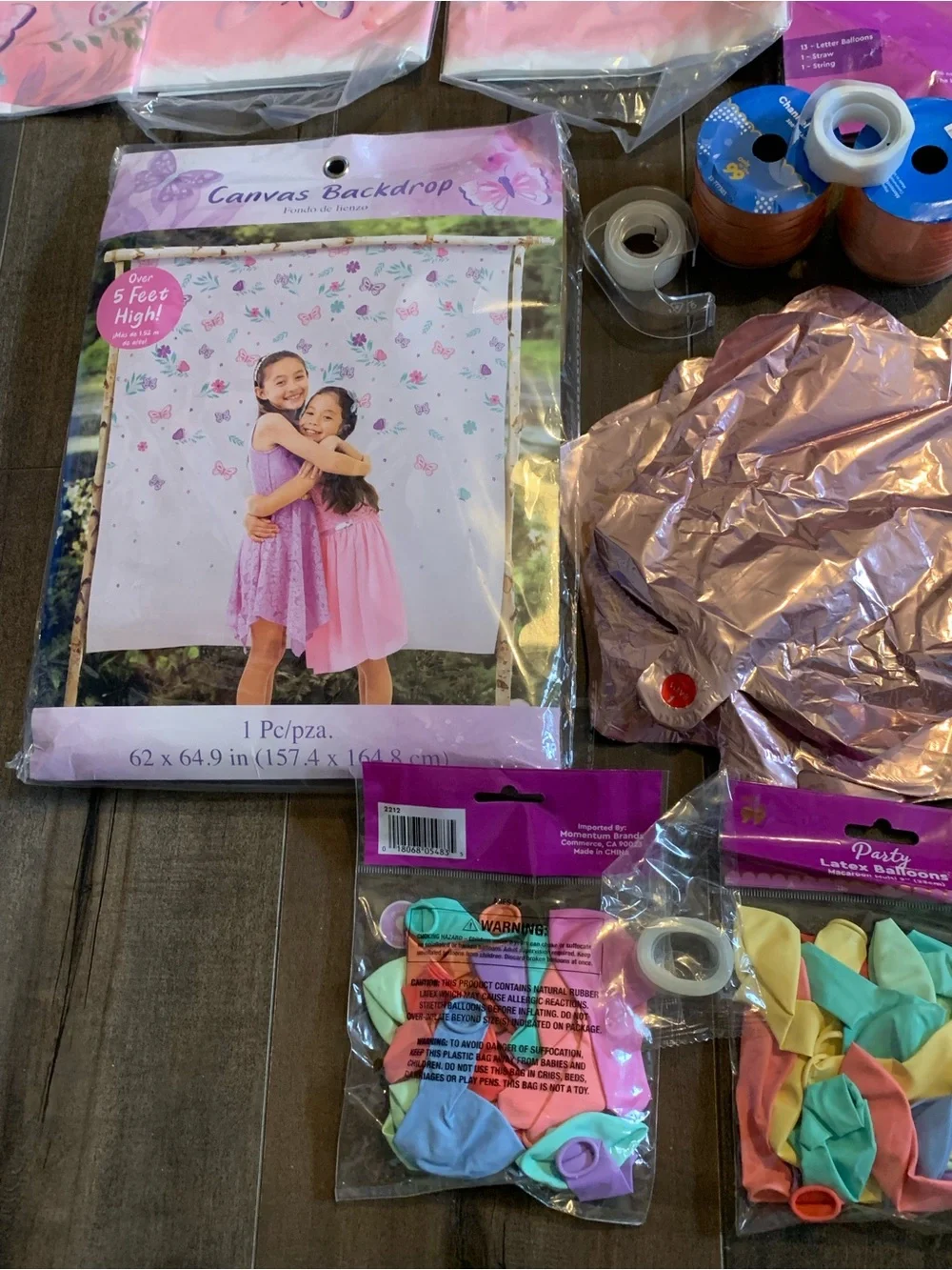 Party City Pastel Balloon & Lantern Party Kit - Pink, Blue, Mint